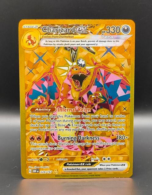 Charizard ex OBF 228, Hobby en Vrije tijd, Verzamelkaartspellen | Pokémon, Zo goed als nieuw, Losse kaart, Ophalen of Verzenden