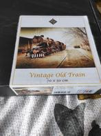 Diamond Painting Vintage Trein - 70x50cm - Nieuw, Hobby en Vrije tijd, Overige Hobby en Vrije tijd, Ophalen of Verzenden, Nieuw