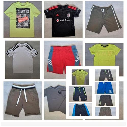 17x Kledingpakket jongens zomer maat 128/134 - 140/146, Kinderen en Baby's, Kinderkleding | Kinder-kledingpakketten, Maat 128
