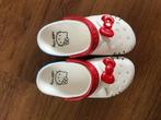 Hello Kitty Crocs - Maat 29/30 (volgens Crocs C12), Crocs, Meisje, Ophalen of Verzenden, Gebruikt