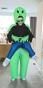 NIEUW - “Alien” opblaasbaar feestpak/kostuum (Carnaval), Ophalen of Verzenden, Nieuw, Overige maten, Carnaval