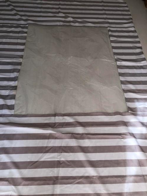 Betreft zijwanden partytent grijs wit gestreept, Tuin en Terras, Partytenten, Gebruikt, Partytent, Minder dan 5 meter, Minder dan 4 meter