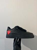 Nike Comme des Garçons PLAY Air Force1 Black Limited Edition, Zwart, Nike, Nieuw, Ophalen of Verzenden