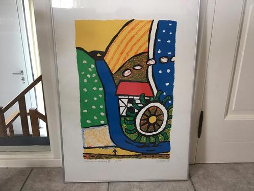 Clemens Briels, Zomer in Limburg VI, 92/100, Antiek en Kunst, Kunst | Litho's en Zeefdrukken, Ophalen