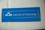 klm  Airline of the year sticker, vintage, Ophalen of Verzenden, Nieuw, Overige typen