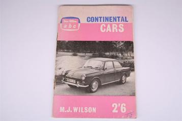 ABC Continental Cars [1962] — Ian Allan ABC Serie beschikbaar voor biedingen