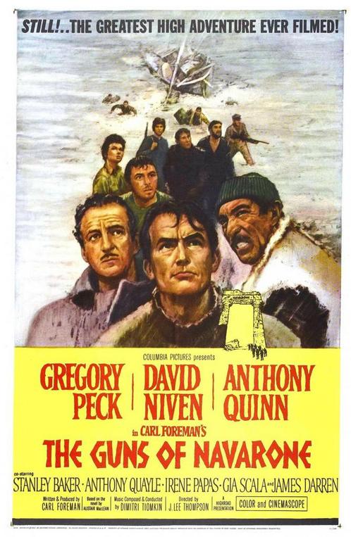 The Guns of Navarone, Anthony Quinn, Gregory Peck, D Niven., Cd's en Dvd's, Dvd's | Klassiekers, Zo goed als nieuw, Actie en Avontuur