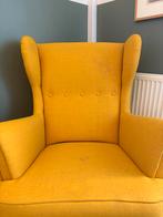 IKEA Strandmon Fauteuil - Geel, Ophalen, Gebruikt, Stof, 75 tot 100 cm