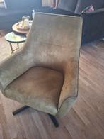 Mooie draai fauteuil kleur mos groen, Huis en Inrichting, Fauteuils, Ophalen, Zo goed als nieuw, Stof, 50 tot 75 cm