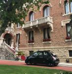 Fiat 500C cabrio automaat special edition, Auto's, Fiat, 1242 cc, 4 cilinders, Leder en Stof, Zwart