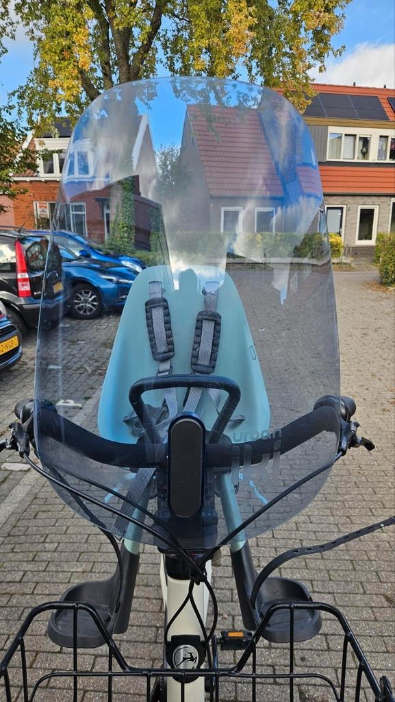 Fietszitje Urban iki incl accessories, Fietsen en Brommers, Fietsaccessoires | Fietsstoeltjes, Zo goed als nieuw, Voorzitje, 0 t/m 13 kg