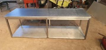 Rvs Werk Tafel beschikbaar voor biedingen