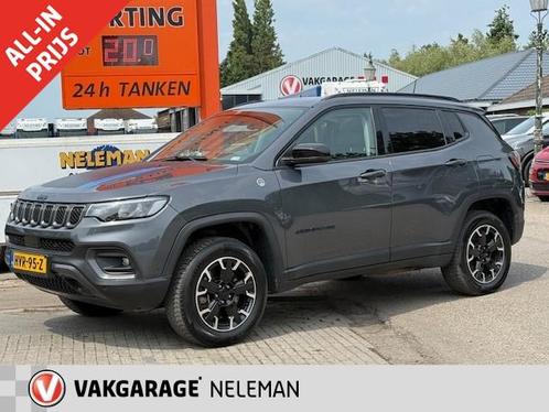 JEEP Compass 1.3T 4XE 240pk EAWD Aut Trailhawk rijklaarprijs, Auto's, Jeep, Bedrijf, Te koop, Compass, Achteruitrijcamera, Airconditioning