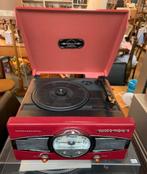 Platenspeler 33/45 toeren platenspeler met ingebouwde radio, Ophalen of Verzenden