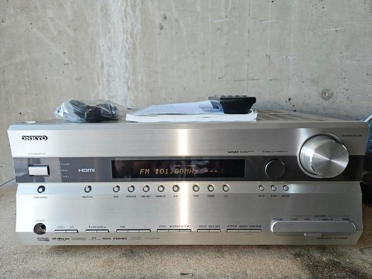 ONKYO TX-SR605 AV RECEIVER, Audio, Tv en Foto, Versterkers en Receivers, 120 watt of meer, Onkyo, Ophalen