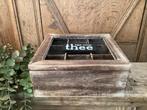 NIEUW mango houten theedoos thee kist, Huis en Inrichting, Woonaccessoires | Overige, Ophalen of Verzenden, Nieuw