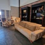 Chesterfield Dareton 3-zits + 2 fauteuils - Beige // NIEUW!, Ophalen, 250 tot 300 cm, 75 tot 100 cm, Rechte bank