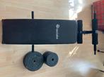 Gewichtschijven plus fitness, Ophalen, Gebruikt, Benen, Fitnessbank