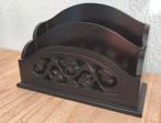 Houten brievenhouder vintage bureau organiser rekje bakje, Ophalen of Verzenden