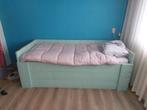 Bed van steigerhout, Kinderen en Baby's, Kinderkamer | Bedden, Ophalen, 85 tot 100 cm, Zo goed als nieuw, Matras