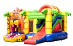 Multiplay Leeuw springkussen te huur, huren, Hobby en Vrije tijd, Verzenden, Zo goed als nieuw, Verjaardag