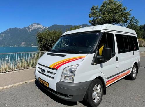 Ford Nugget hefdak unieke retro look & veel extra's en 140pk, Caravans en Kamperen, Campers, Particulier, Bus-model, tot en met 4