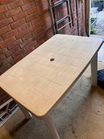 Te Koop Tuintafel, Tuin en Terras, Ophalen, Gebruikt, Rechthoekig, Kunststof