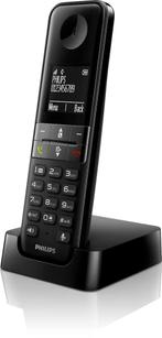 Philips D470, Huistelefoon, Zwart, Telecommunicatie, Vaste telefoons | Handsets en Draadloos, Ophalen of Verzenden, Zo goed als nieuw