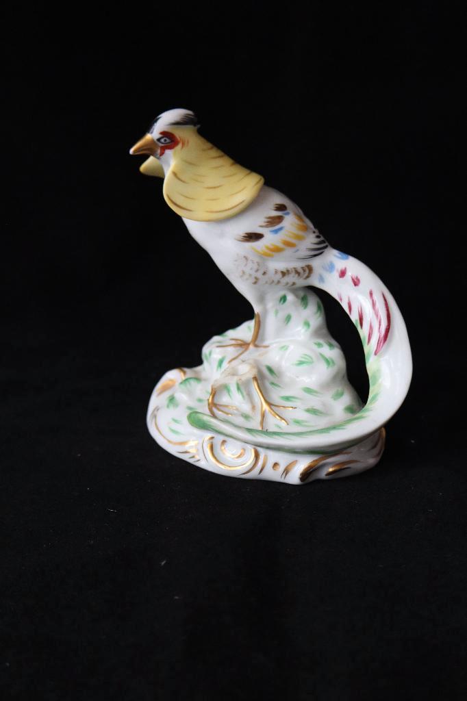 Antiek Volkstedt porseleinen vogel beeldje 1915-1934, Antiek en Kunst, Antiek | Porselein, Ophalen of Verzenden