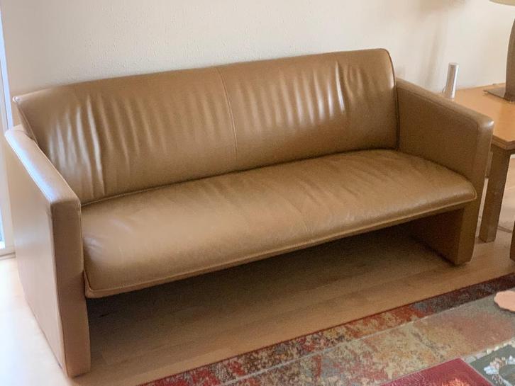 2 Leolux Fabio 2,5 zits banken, Huis en Inrichting, Banken | Bankstellen, Gebruikt, Rechte bank, Tweepersoons, 150 tot 200 cm