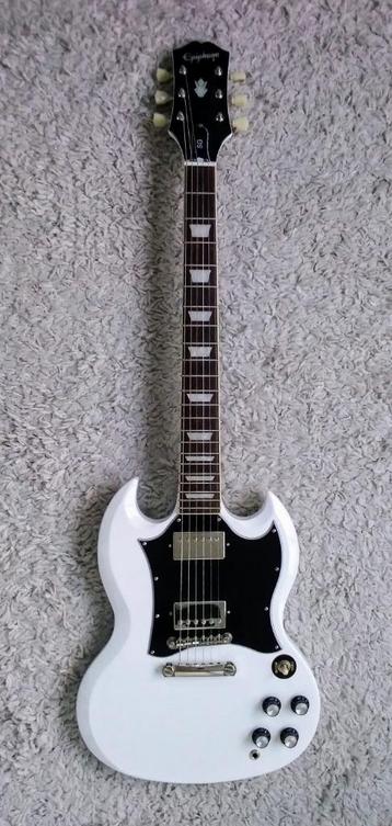 Epiphone SG Standard Alpine White 2023 z.g.a.n., TEAB beschikbaar voor biedingen
