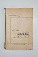 Dictatenserie No. 5 Analyse Differentiaal rekenkunde Donker, Boeken, Gelezen, Ophalen