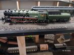Märklin 3316 en 4 rijtuigen merk onbekend., Hobby en Vrije tijd, Wisselstroom, Gebruikt, Locomotief, Ophalen of Verzenden