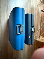 Koffers Samsonite en Carlton, Ophalen, Gebruikt, Hard kunststof, Slot