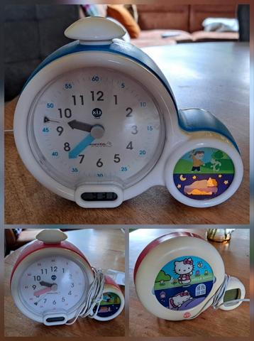KidSleep slaaptrainer met klok blauw, roze of Hello Kitty beschikbaar voor biedingen