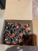 Monier euro vorsthaak halfrond, donkerbruin 50 stuks, nieuw, Steen of Klei, Nieuw, Ophalen of Verzenden, Minder dan 5 m²