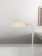 Minimalistische moderne vintage bollamp wit (hala?), 100 tot 150 cm, Gebruikt, Metaal, Ophalen