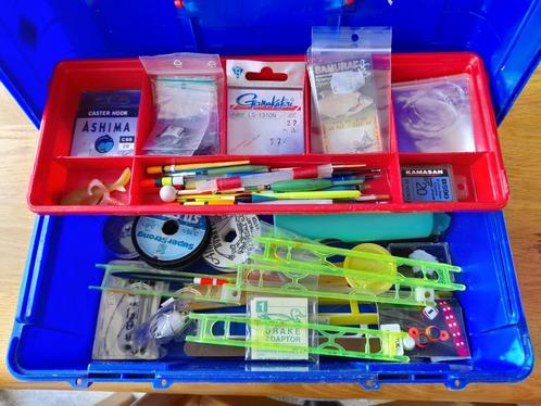Leuke viskoffer voor de junior., Watersport en Boten, Hengelsport | Algemeen, Zo goed als nieuw, Koffer of Tas, Ophalen of Verzenden