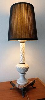 Antieke Tafellamp Brocante Stijl, Ophalen, Gebruikt, Minder dan 100 cm, Overige materialen