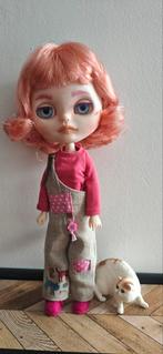 Blythe pop Noortje met kat, Verzamelen, Ophalen of Verzenden, Zo goed als nieuw, Pop