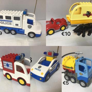 Leuke Lego Duplo Tankwagen politie brandweer ambulance beschikbaar voor biedingen