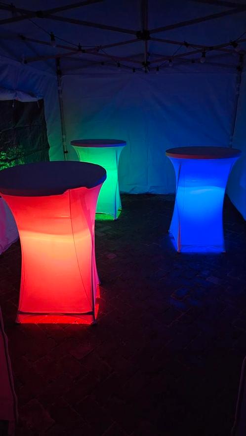 Dé PartyGlow Statafel - Jouw Feest, Jouw Kleur, Jouw Sfeer!, Huis en Inrichting, Tafels | Statafels, Zo goed als nieuw, Ophalen