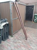 2x hart houten balken, Doe-het-zelf en Verbouw, Hout en Planken, Ophalen, Nieuw, 200 tot 250 cm, 50 mm of meer