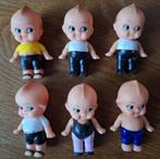 6 poppetje - zacht plastic - vintage / retro, Verzenden, Gebruikt, Pop
