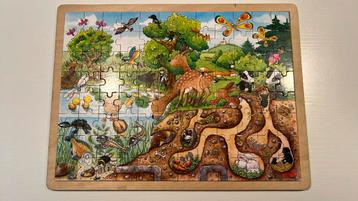 Goki houten puzzel 96st beschikbaar voor biedingen