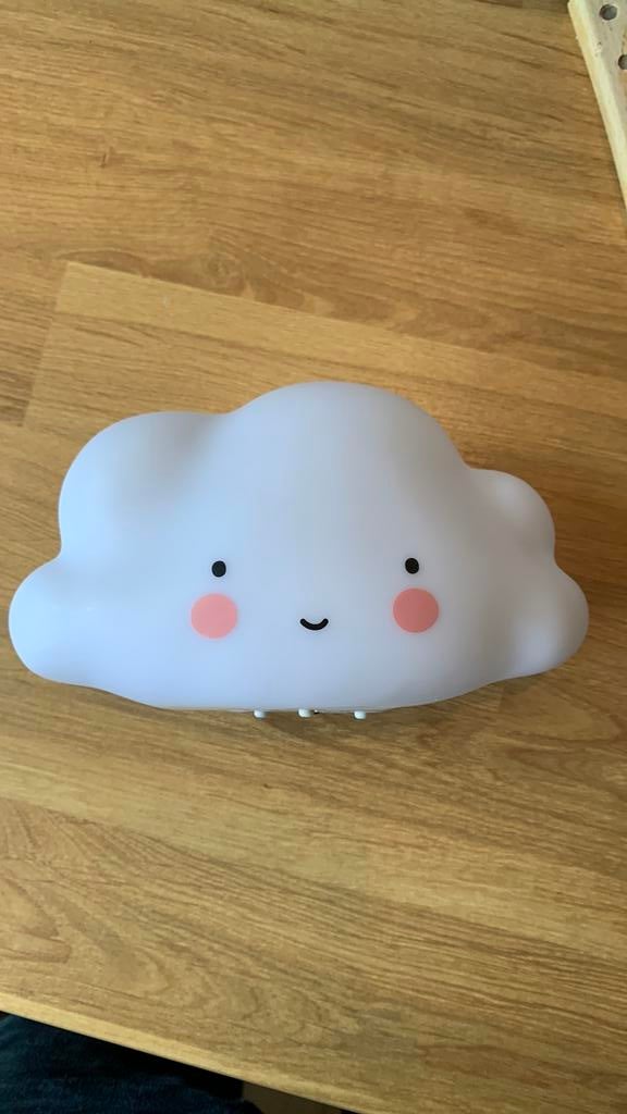 Nachtlampje wolk, Kinderen en Baby's, Kinderkamer | Inrichting en Decoratie, Ophalen of Verzenden, Zo goed als nieuw, Lamp