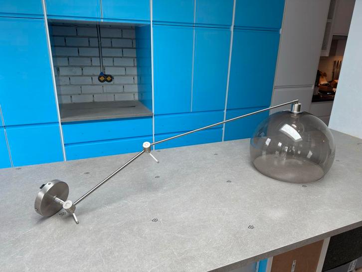Stijlvolle hanglamp voor boven de eettafel incl. HUE lamp, Huis en Inrichting, Lampen | Hanglampen, Zo goed als nieuw, 50 tot 75 cm