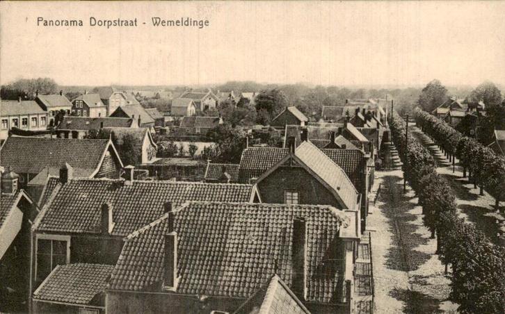 Dorpstraat- Wemeldinge, Verzamelen, Ansichtkaarten | Nederland, Gelopen, Zeeland, Voor 1920, Ophalen of Verzenden