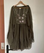 Cique donkerrgroen gaas tuniek feestdagen XL, Kleding | Dames, Blouses en Tunieken, Ophalen of Verzenden, Zo goed als nieuw, Groen