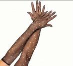 VALENTIJNSDAG Rhinestone Visnet Handschoenen, sexy, clubwear, Kleding | Dames, Ophalen of Verzenden, Nieuw, Maat 38/40 (M), Handschoenen